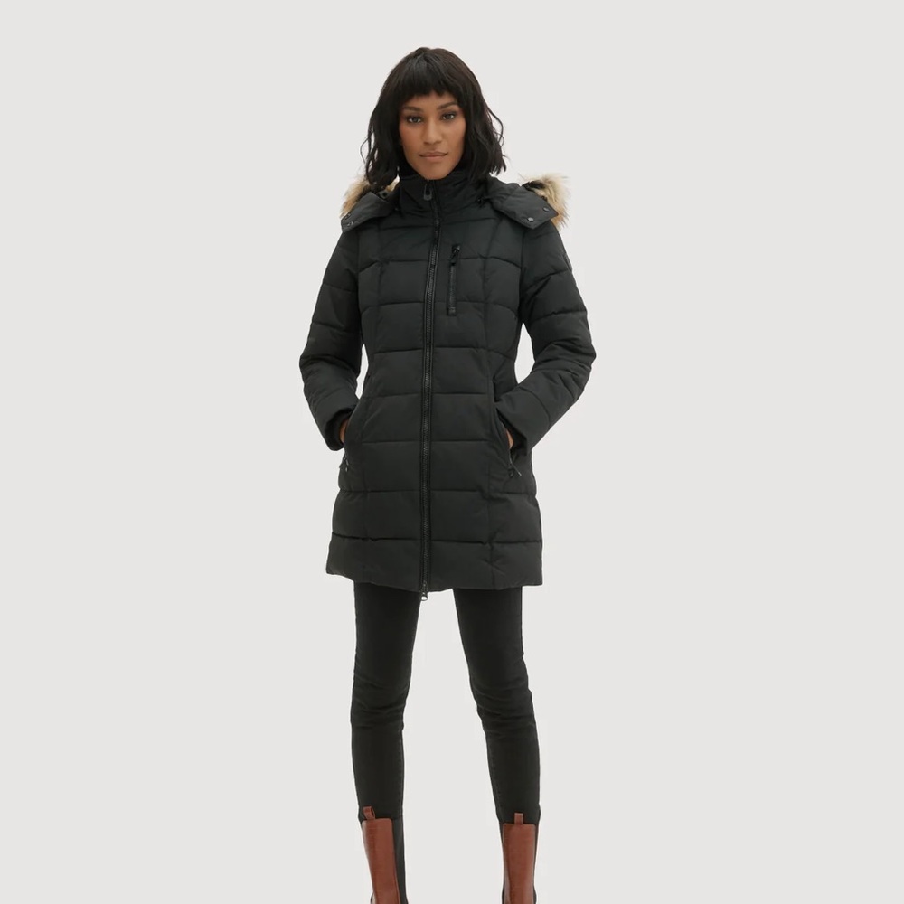 Noize Hannah Mid Length Parka Vegan jacket